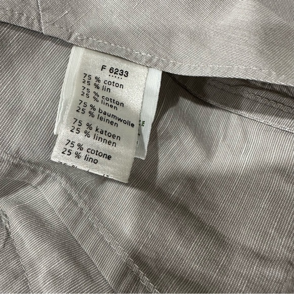 Lacoste Women’s Blazer Cotton/Linen Ivory Size 36EU/Small US - Picture 7 of 8